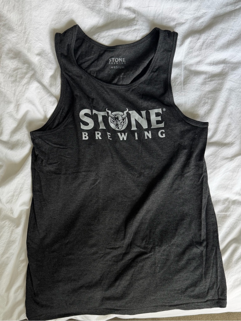 Men’s Stone Brewing Tank Top size medium brewery shirt M mens